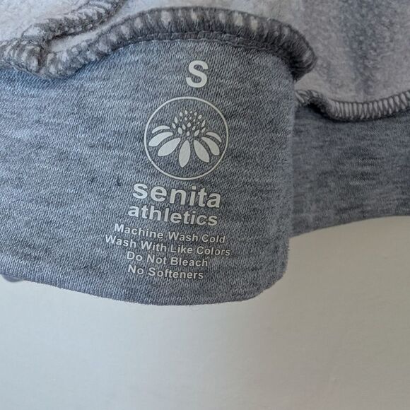 Senita Athletics Winter Lodge Zip Up Heathered Gray Size Small - Picture 5 of 7